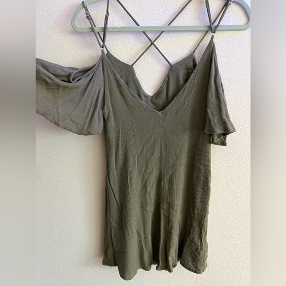 Lulu’s Olive Green Shift Dress - Picture 2 of 8